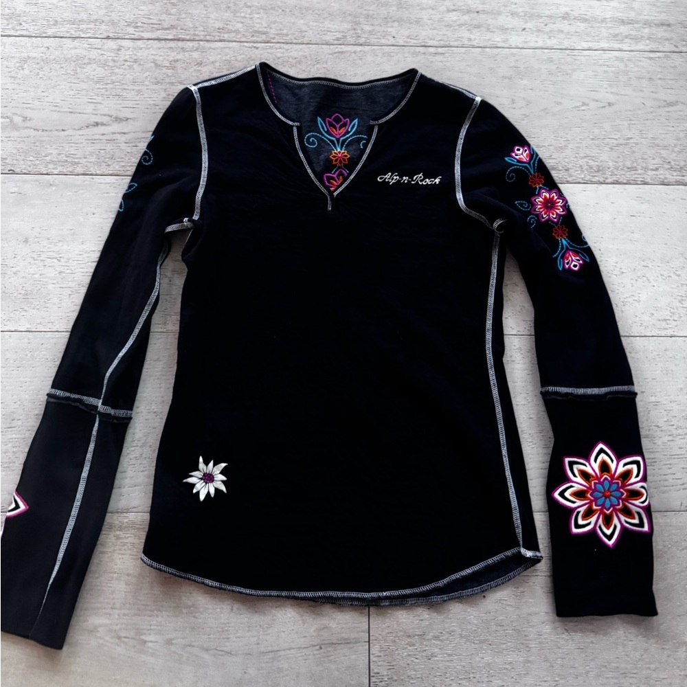 Alp N Rock Henley embroidered